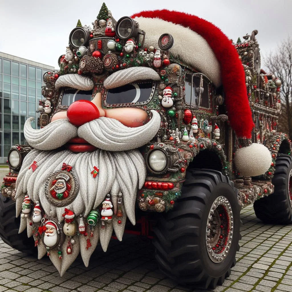 Santa Claus-Inspired Car: Bringing Holiday Magic to the Road