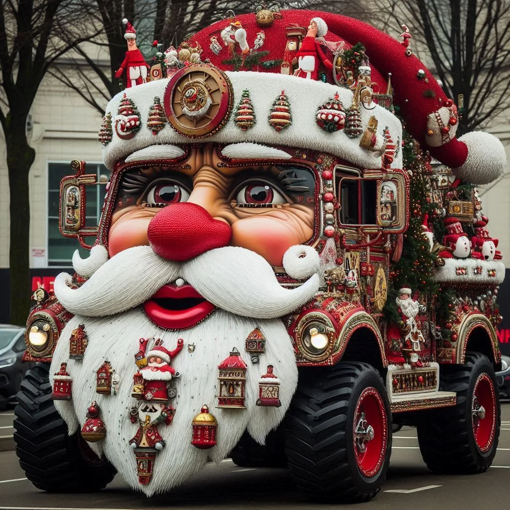 Santa Claus-Inspired Car: Bringing Holiday Magic to the Road