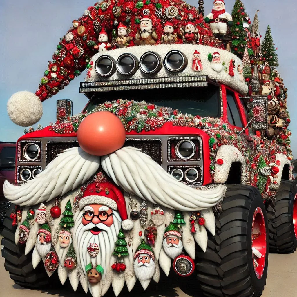 Santa Claus-Inspired Car: Bringing Holiday Magic to the Road