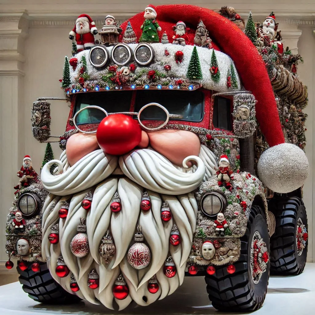 Santa Claus-Inspired Car: Bringing Holiday Magic to the Road