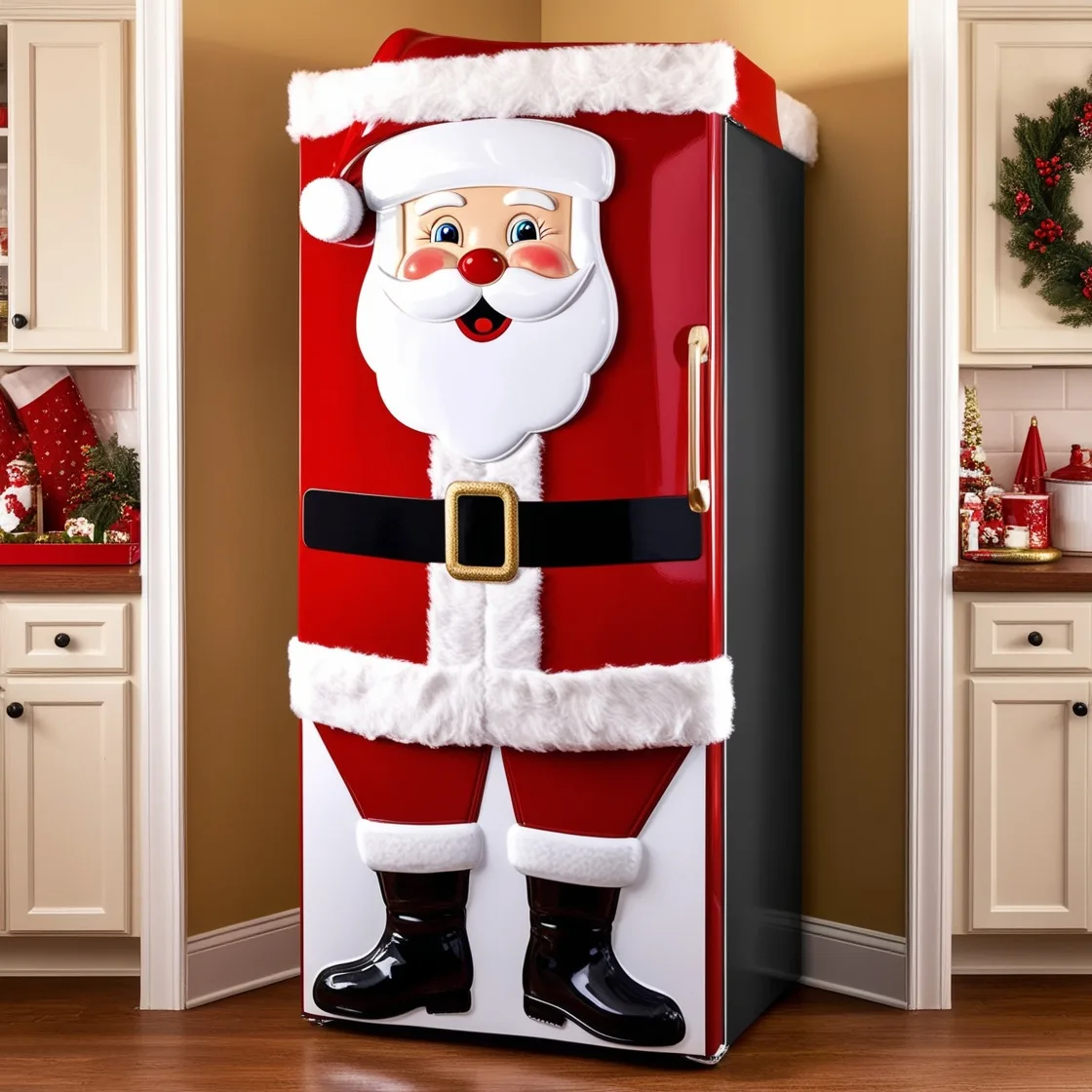 Santa Claus Refrigerator: The Coolest Holiday Addition to Your Kitchen