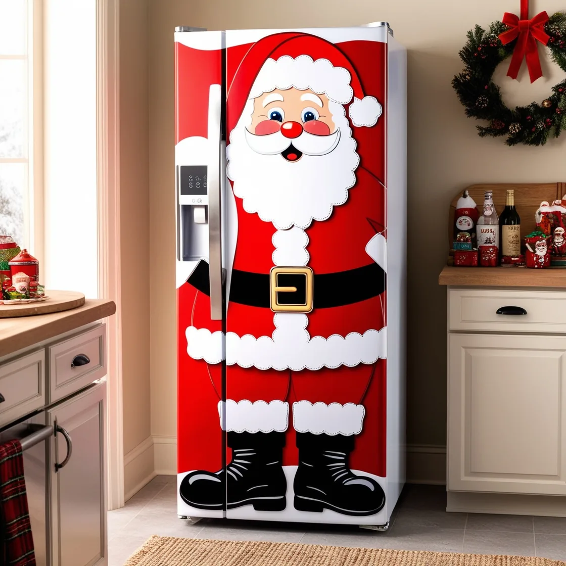 Santa Claus Refrigerator: The Coolest Holiday Addition to Your Kitchen