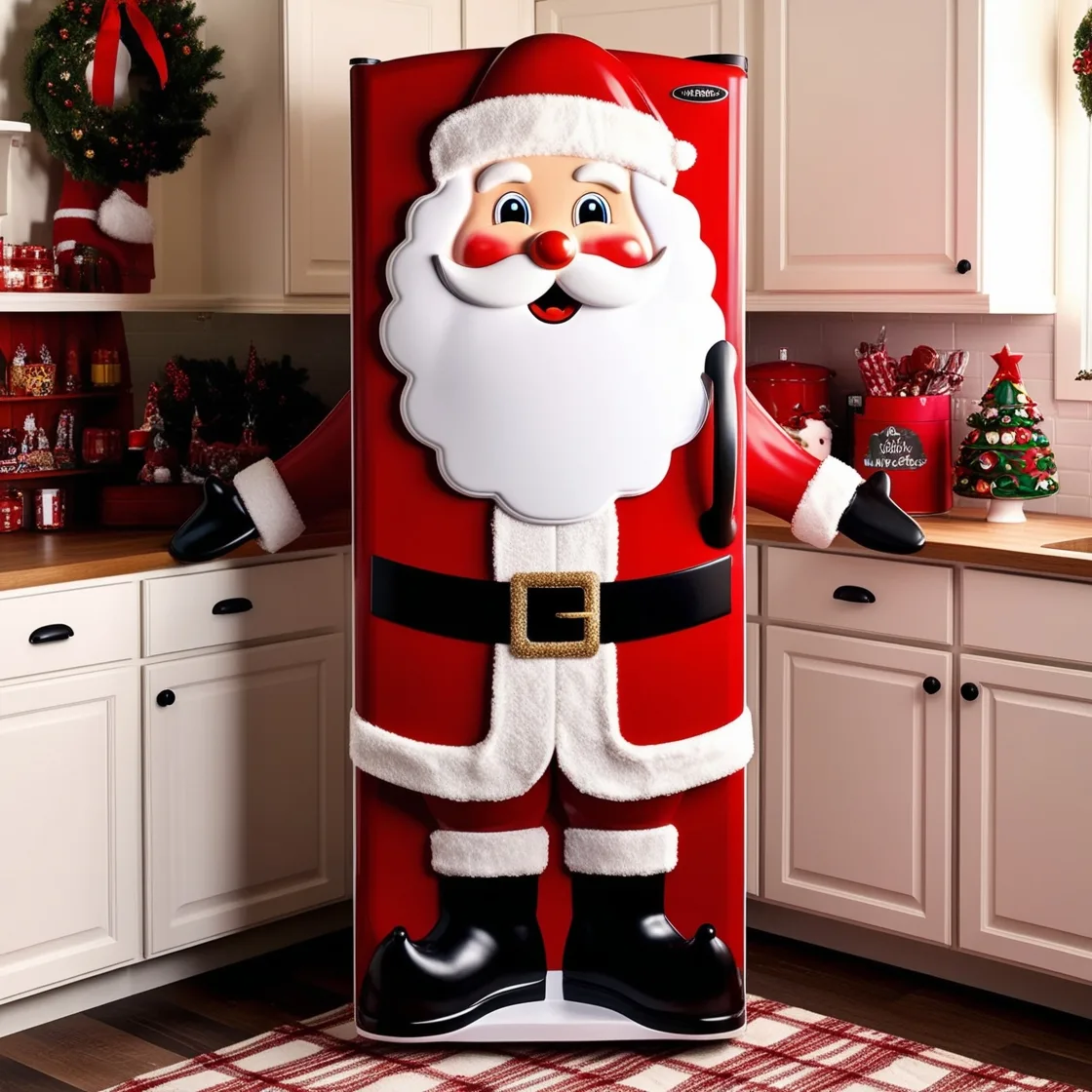 Santa Claus Refrigerator: The Coolest Holiday Addition to Your Kitchen