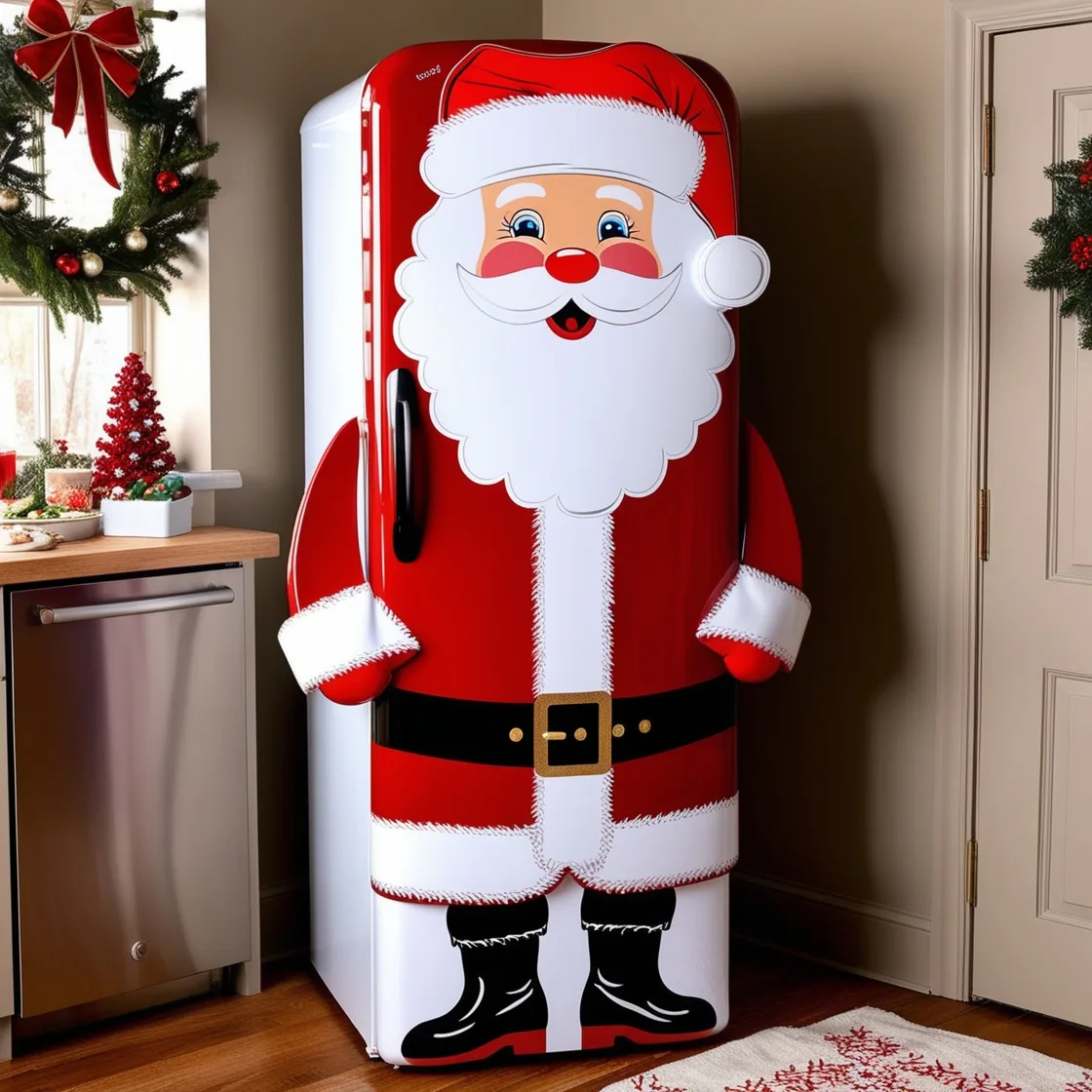 Santa Claus Refrigerator: The Coolest Holiday Addition to Your Kitchen