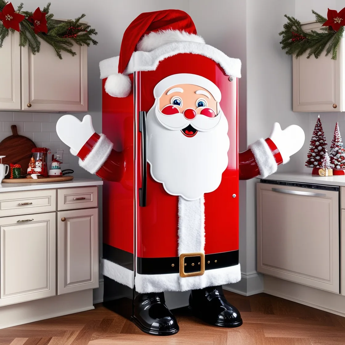 Santa Claus Refrigerator: The Coolest Holiday Addition to Your Kitchen