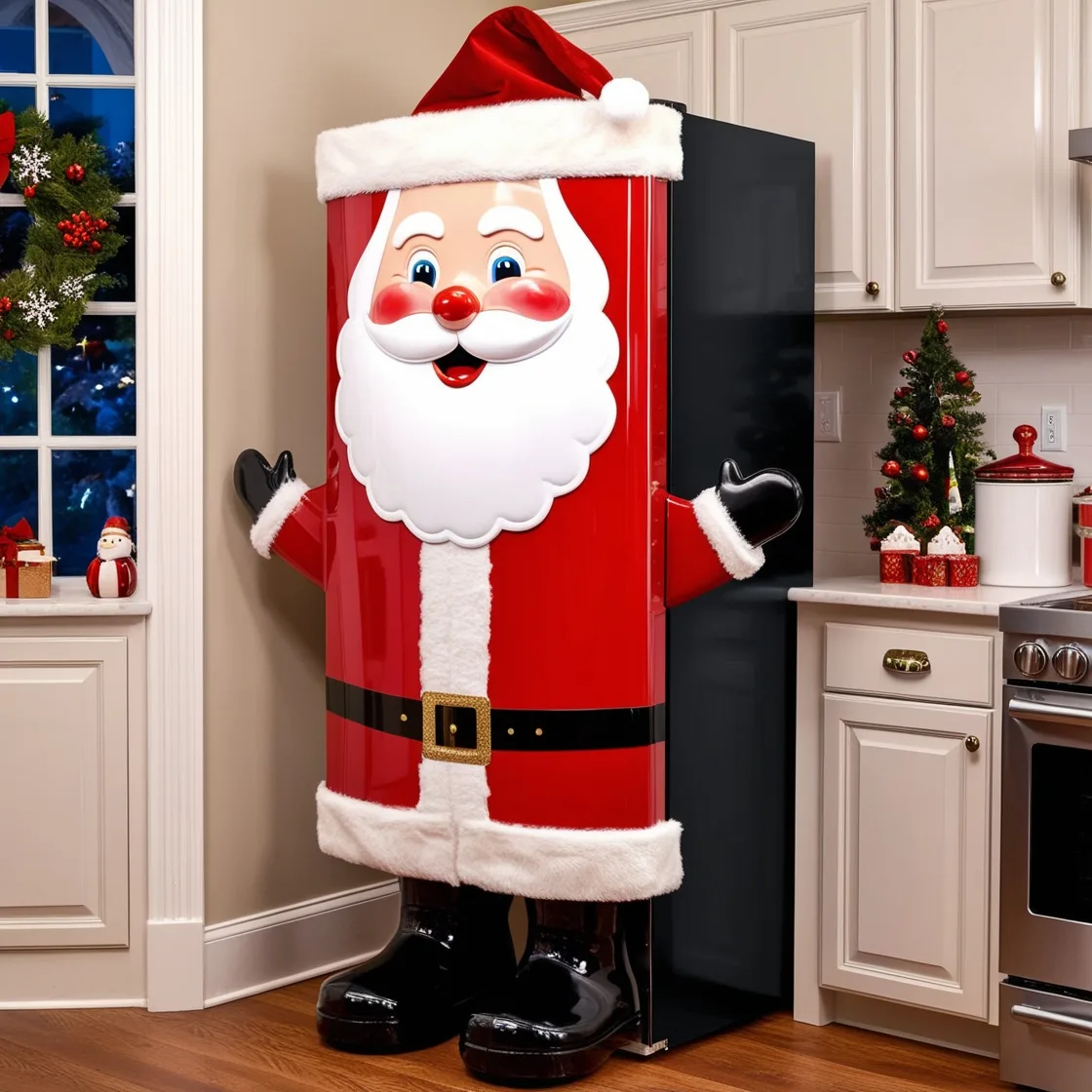 Santa Claus Refrigerator: The Coolest Holiday Addition to Your Kitchen