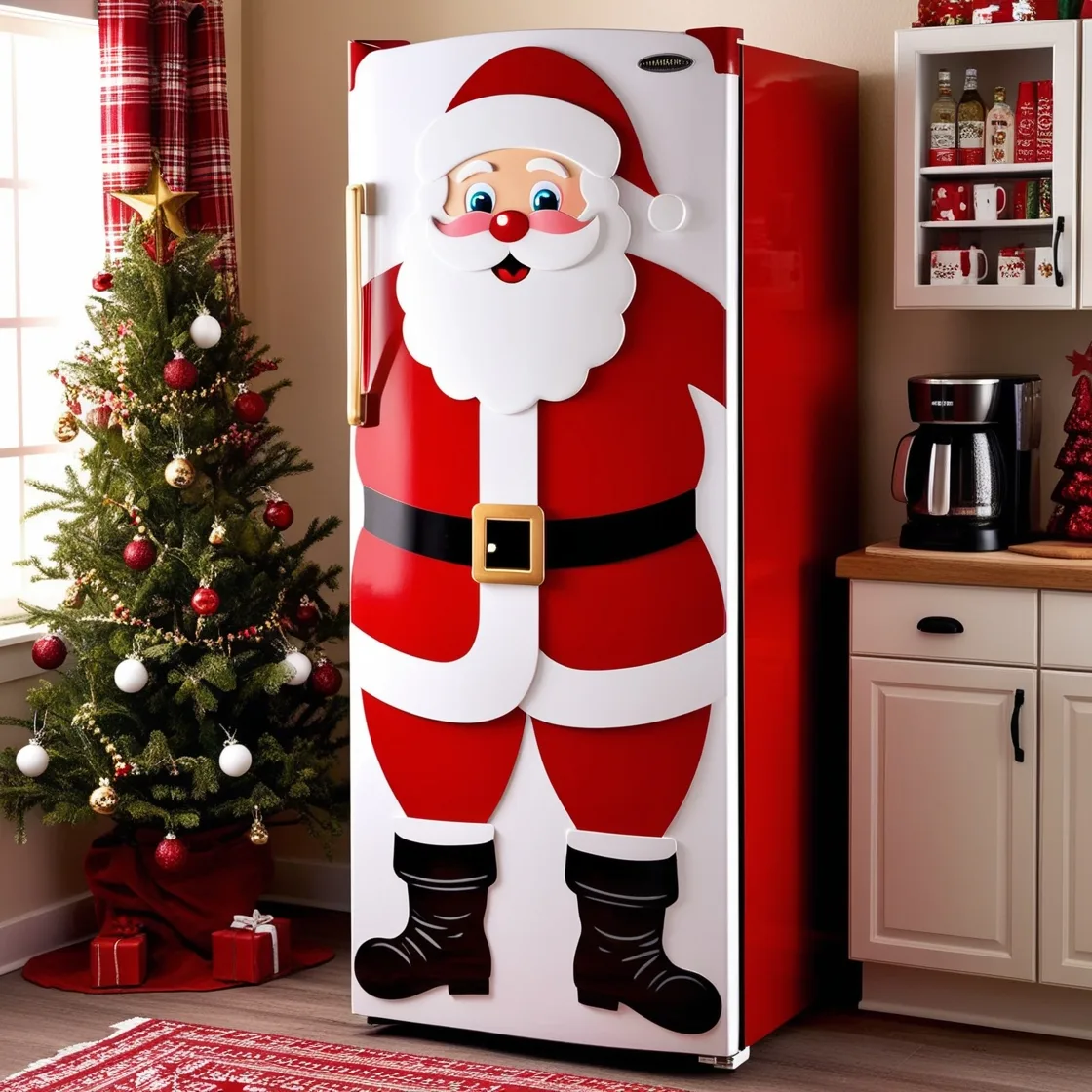 Santa Claus Refrigerator: The Coolest Holiday Addition to Your Kitchen