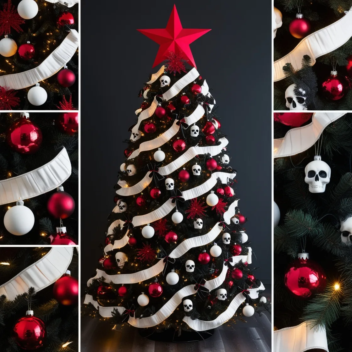 Skull Christmas Tree: A Spooky Twist on Festive Decor