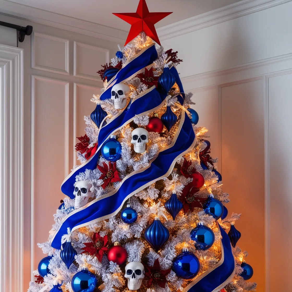 Skull Christmas Tree: A Spooky Twist on Festive Decor