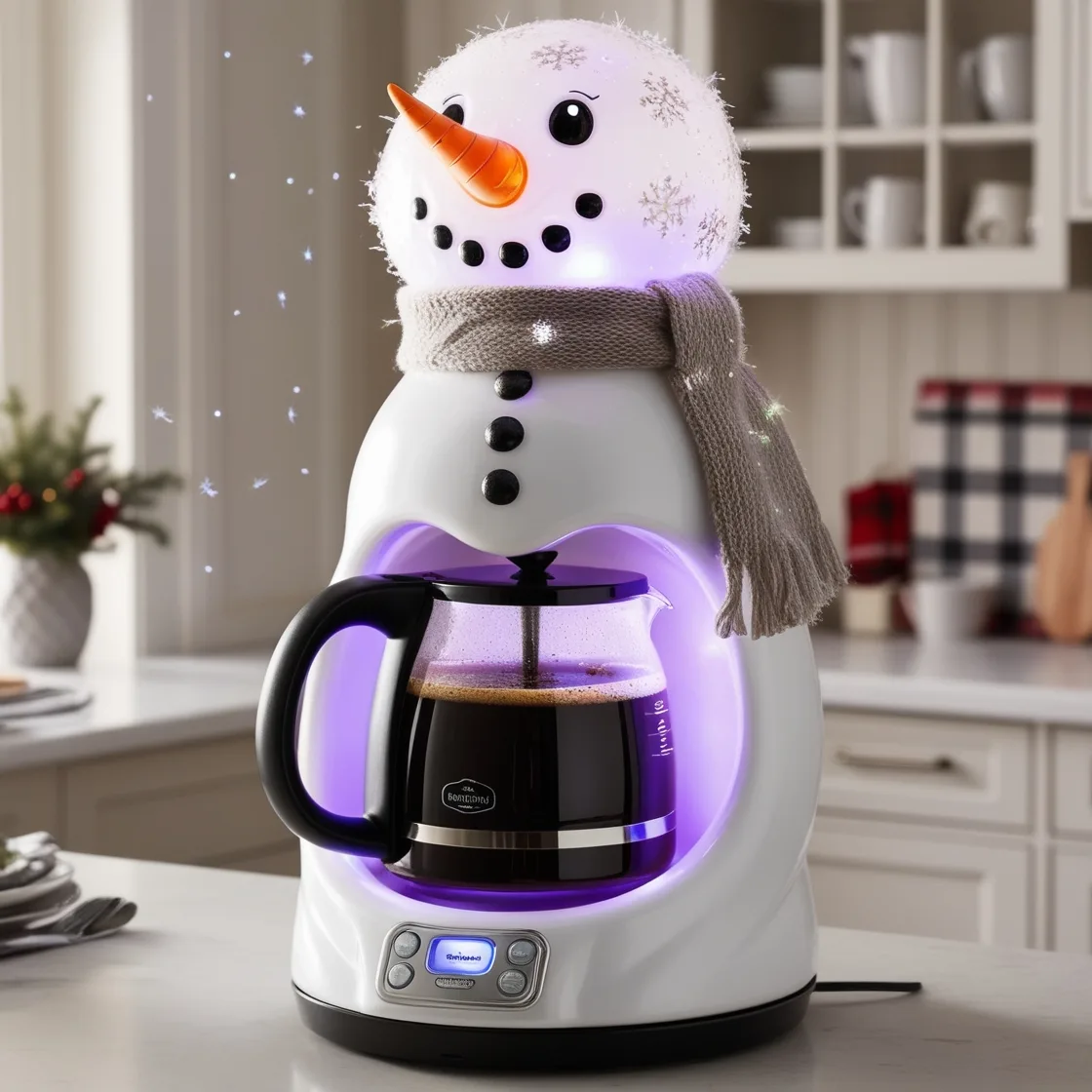 Sip the Magic of Winter: Discover the Adorable Snowman Coffee Maker