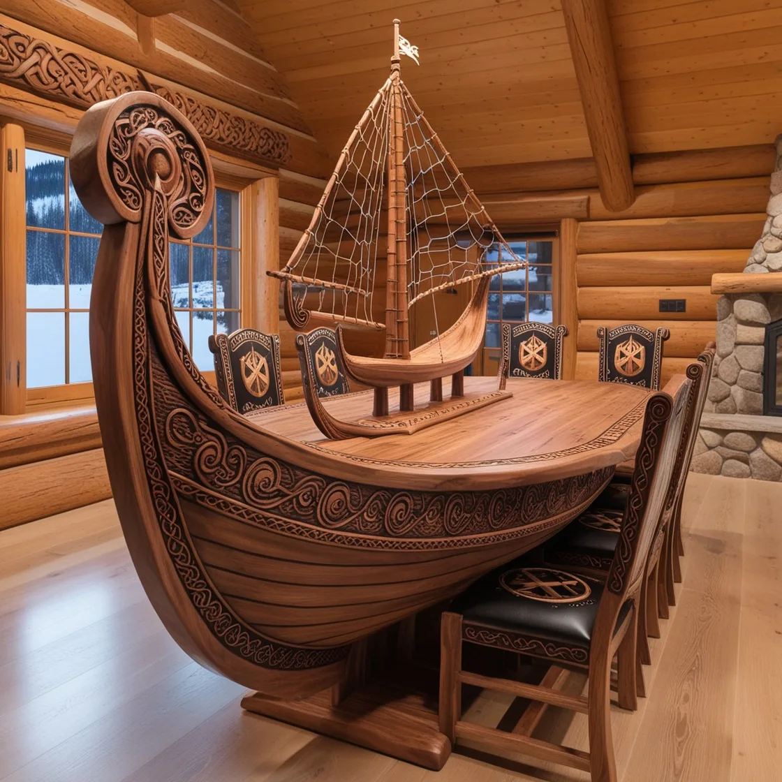 Viking Ship Dining Tables: Sail into Style and Elegance for Every Meal