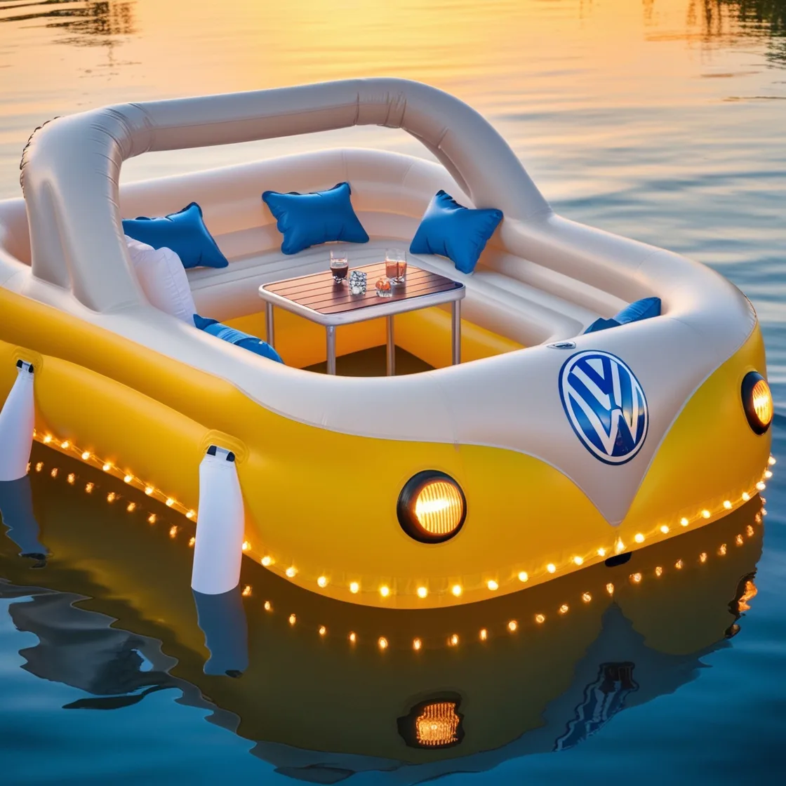 Volkswagen Bus Lake Party Floats: The Ultimate Summer Vibe on Water