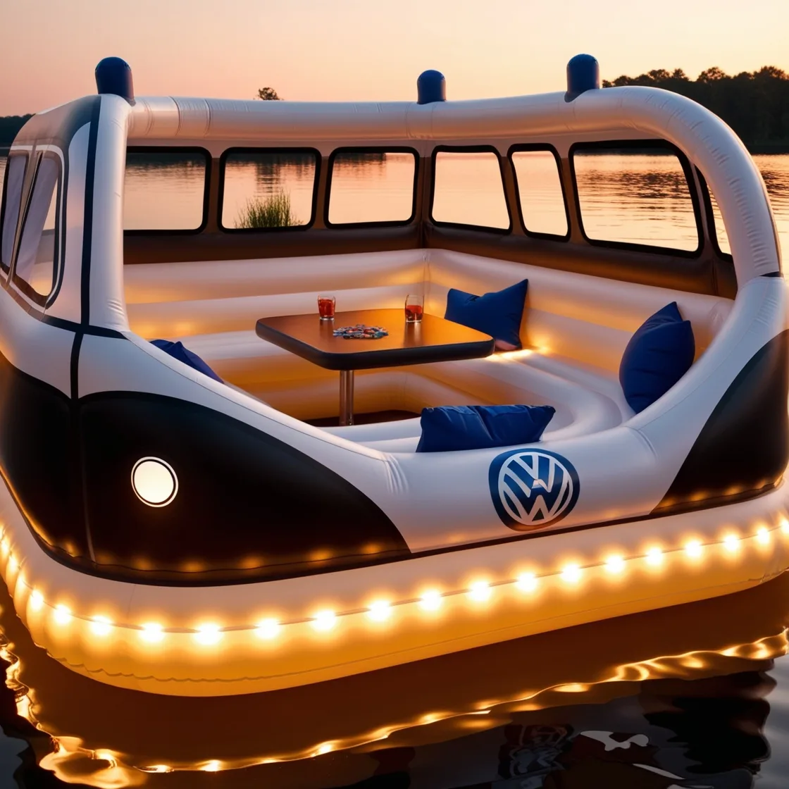 Volkswagen Bus Lake Party Floats: The Ultimate Summer Vibe on Water