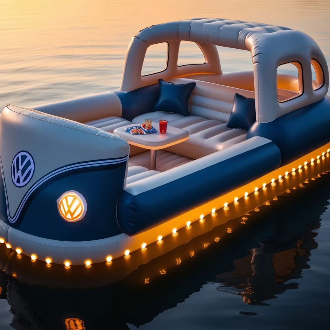 Volkswagen Bus Lake Party Floats: The Ultimate Summer Vibe on Water