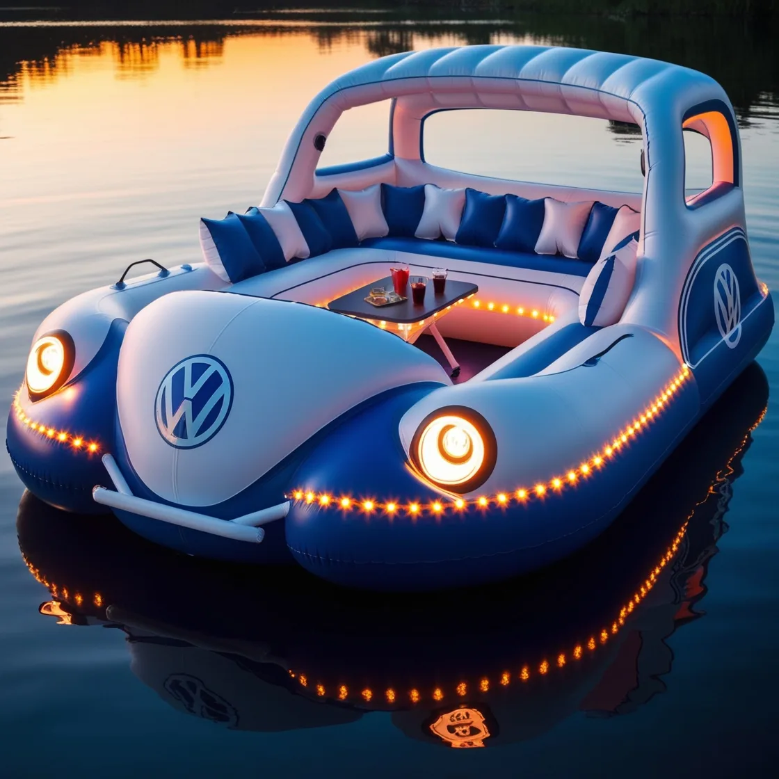 Volkswagen Bus Lake Party Floats: The Ultimate Summer Vibe on Water