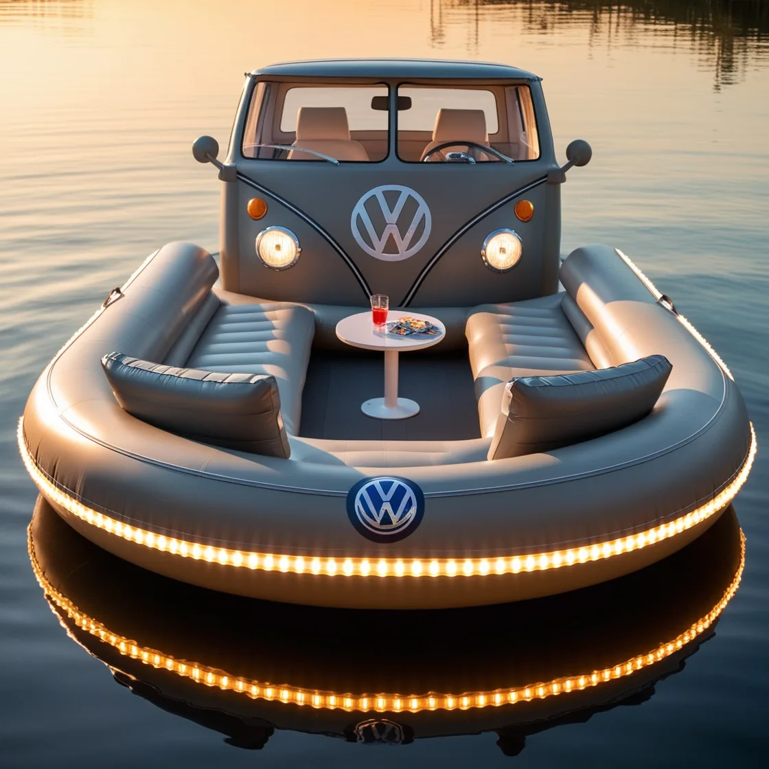 Volkswagen Bus Lake Party Floats: The Ultimate Summer Vibe on Water