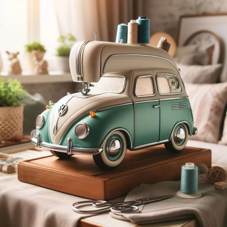 Volkswagen Inspired Mini Sewing Machine: Crafting Creativity with Style