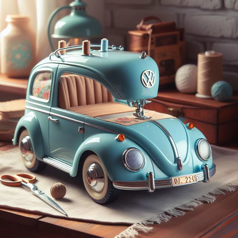 Volkswagen Inspired Mini Sewing Machine: Crafting Creativity with Style