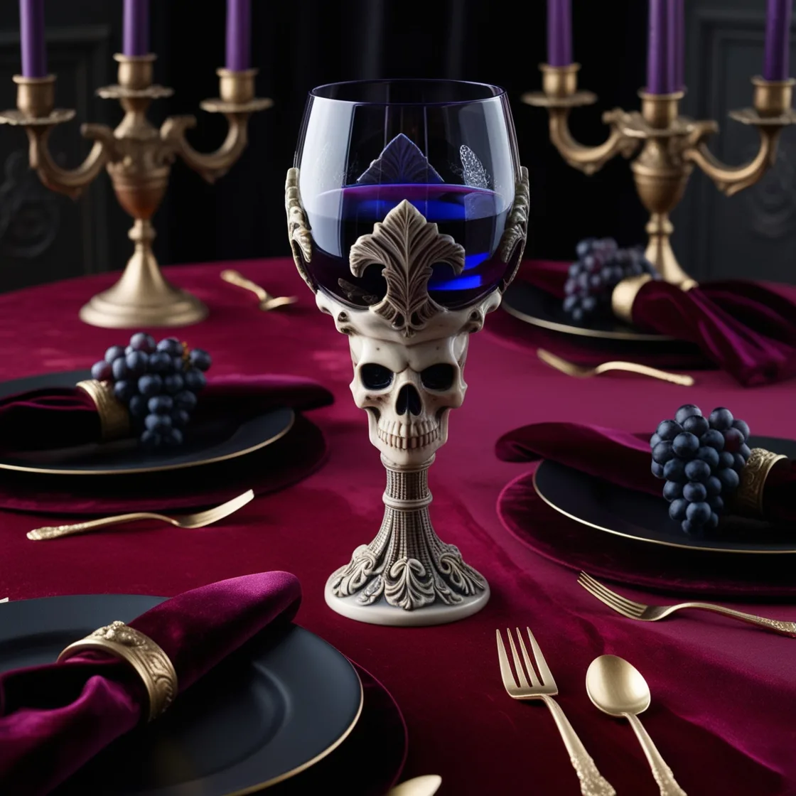 Wine Glasses Skull Design: A Bold Twist on Your Drinking Experience