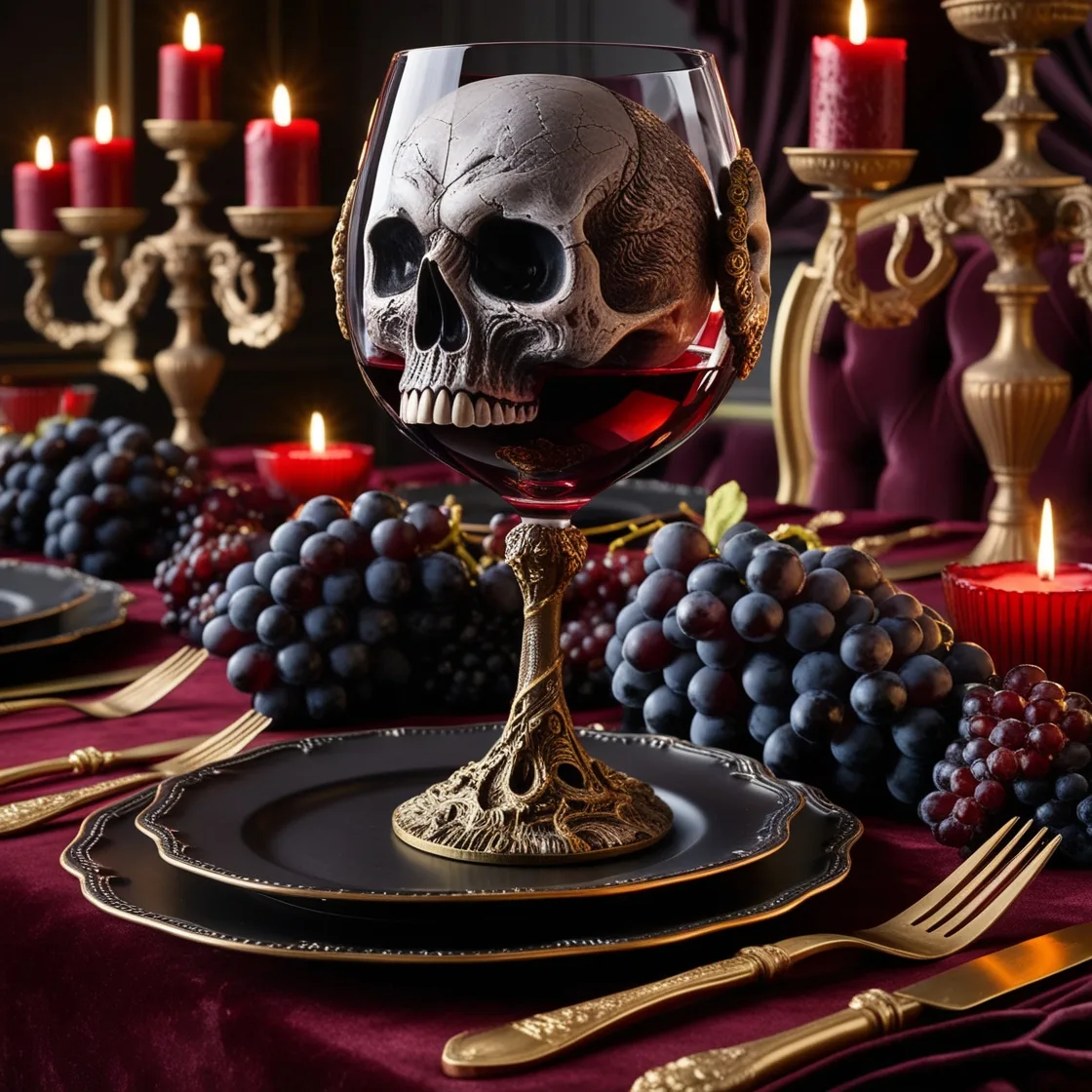 Wine Glasses Skull Design: A Bold Twist on Your Drinking Experience