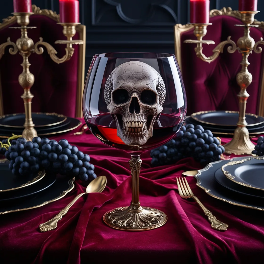 Wine Glasses Skull Design: A Bold Twist on Your Drinking Experience