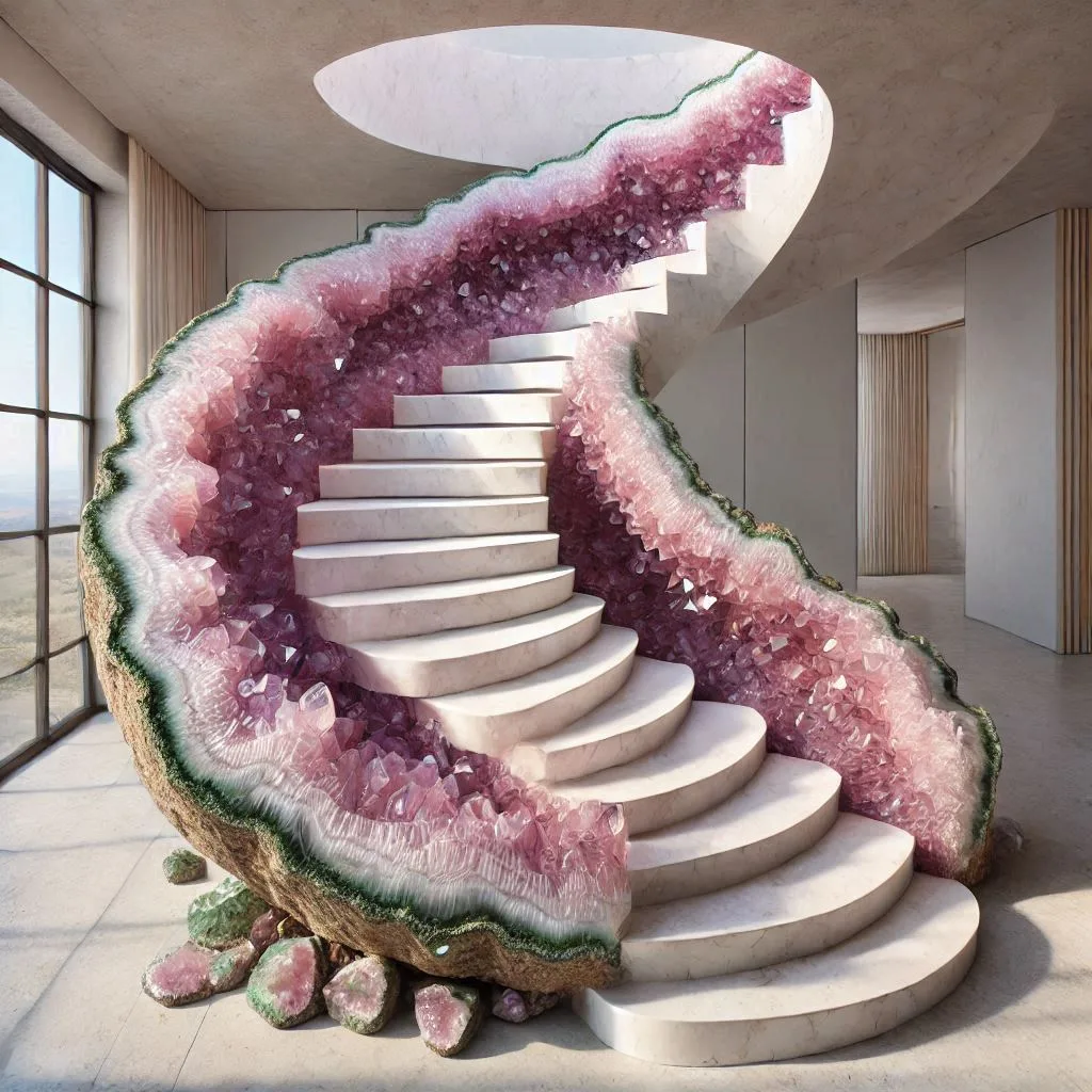 Elevate Your Home’s Elegance with a Stunning Amethyst Staircase