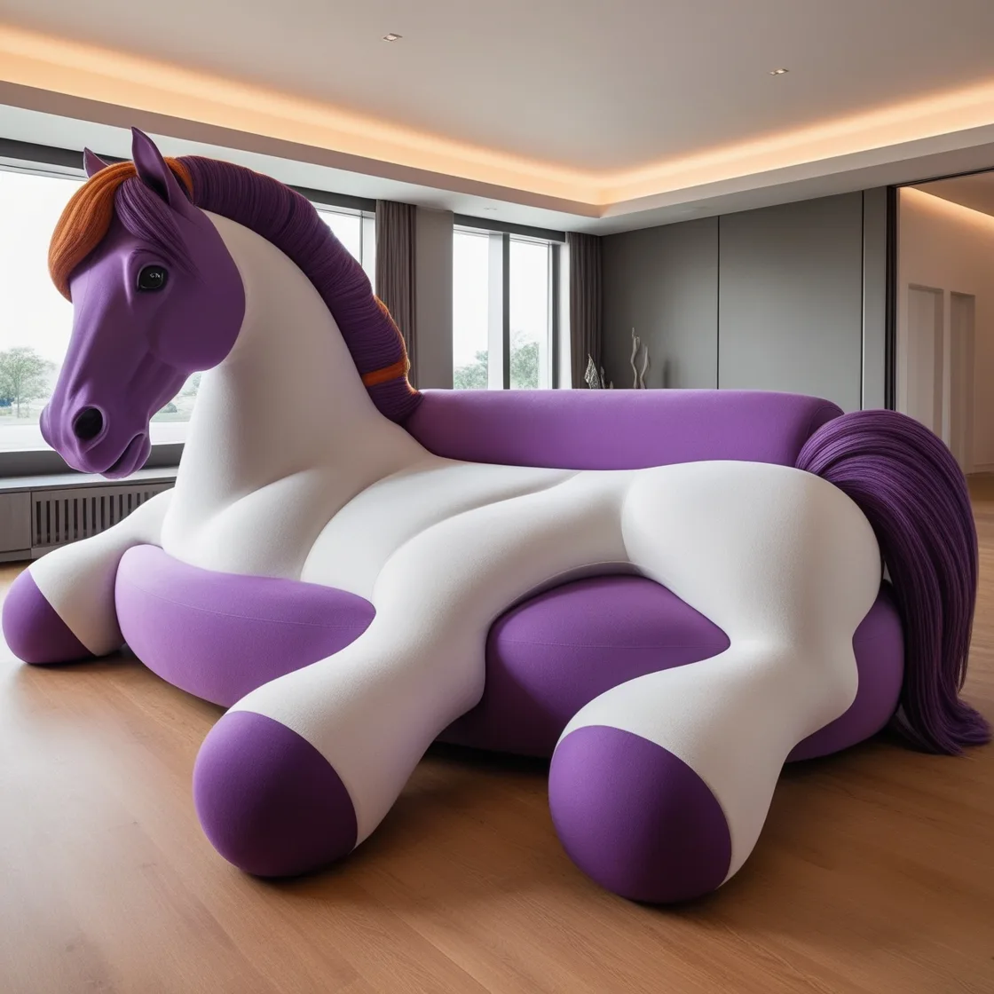 Relax Like Royalty with a Giant Horse Shaped Lounger