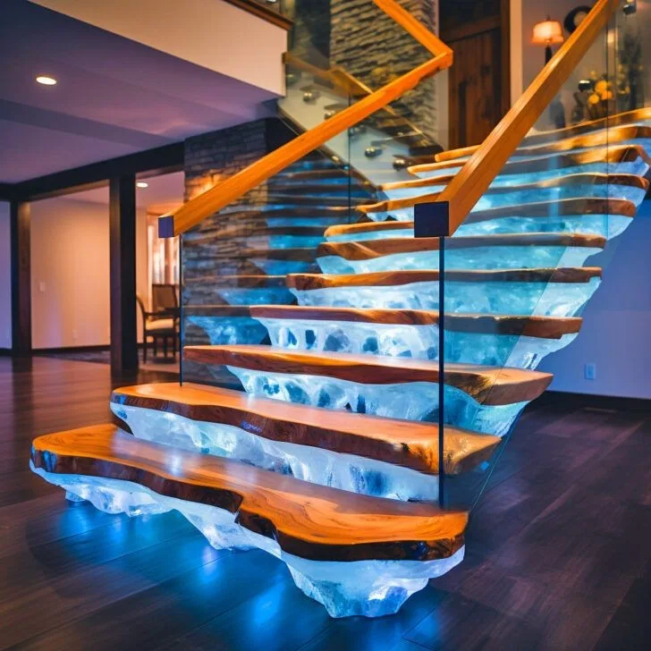 Transform Your Space with Epoxy Active Scene Staircases