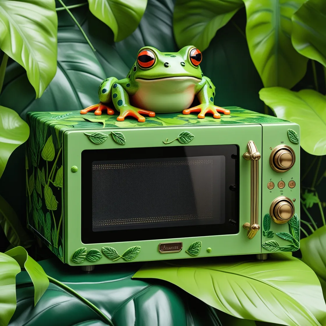 Hop Into Convenience: The Quirky Charm of the Frog Microwave