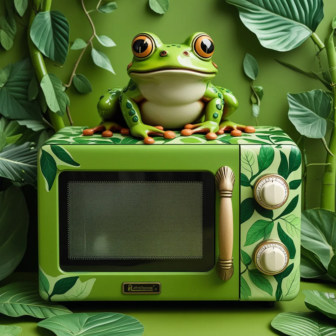 Hop Into Convenience: The Quirky Charm of the Frog Microwave