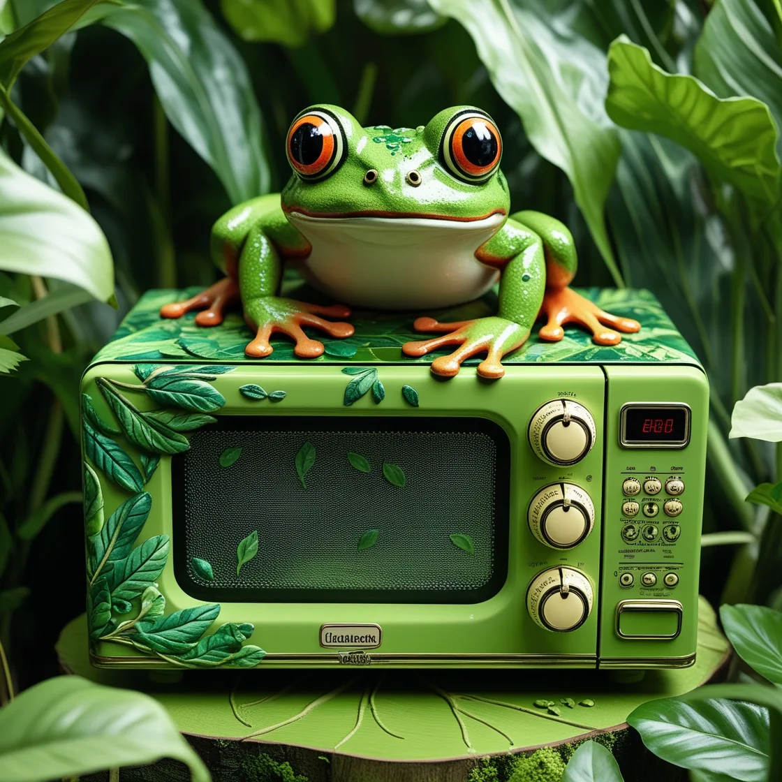 Hop Into Convenience: The Quirky Charm of the Frog Microwave