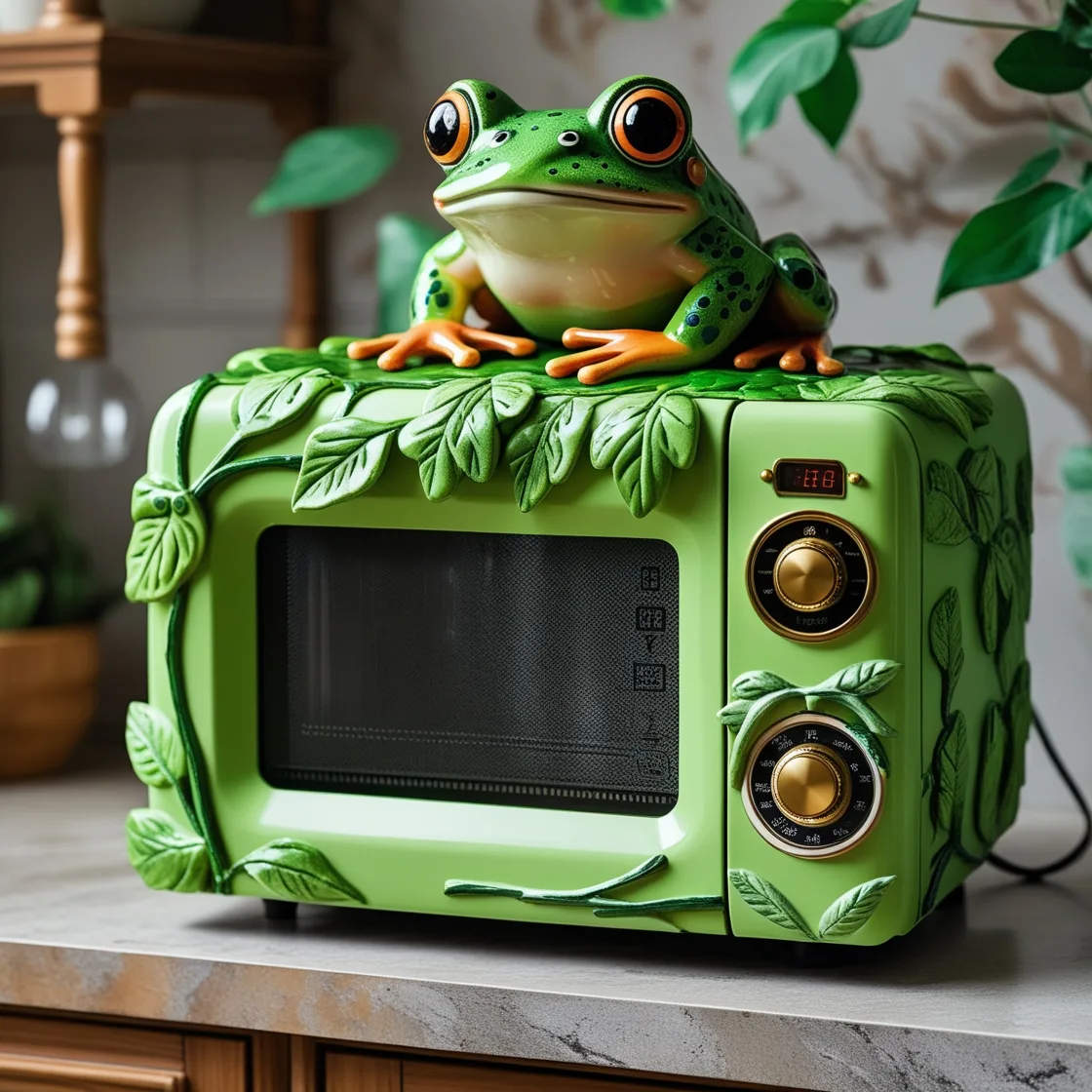 Hop Into Convenience: The Quirky Charm of the Frog Microwave