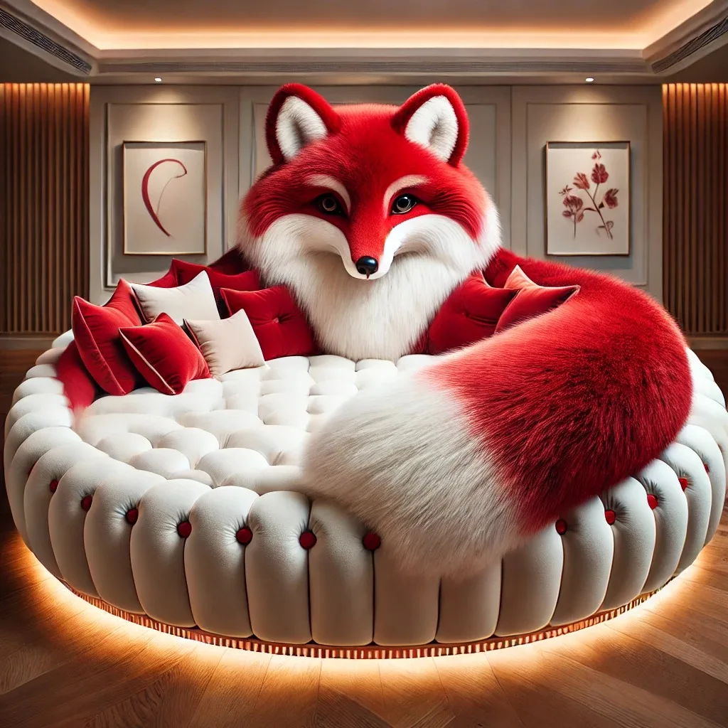 Unleash Cozy Vibes: Transform Your Space with a Giant Fox Couch