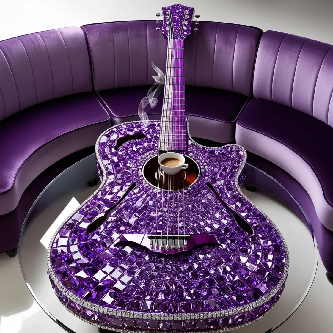 Rock Your Living Room with a Guitar Coffee Table