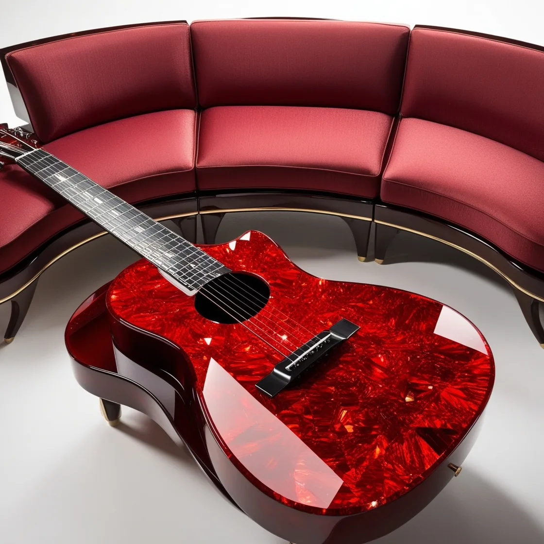 Rock Your Living Room with a Guitar Coffee Table