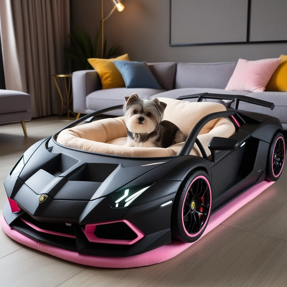 Luxury Meets Comfort: The Lamborghini-Inspired Pet Bed for Your Furry Friend