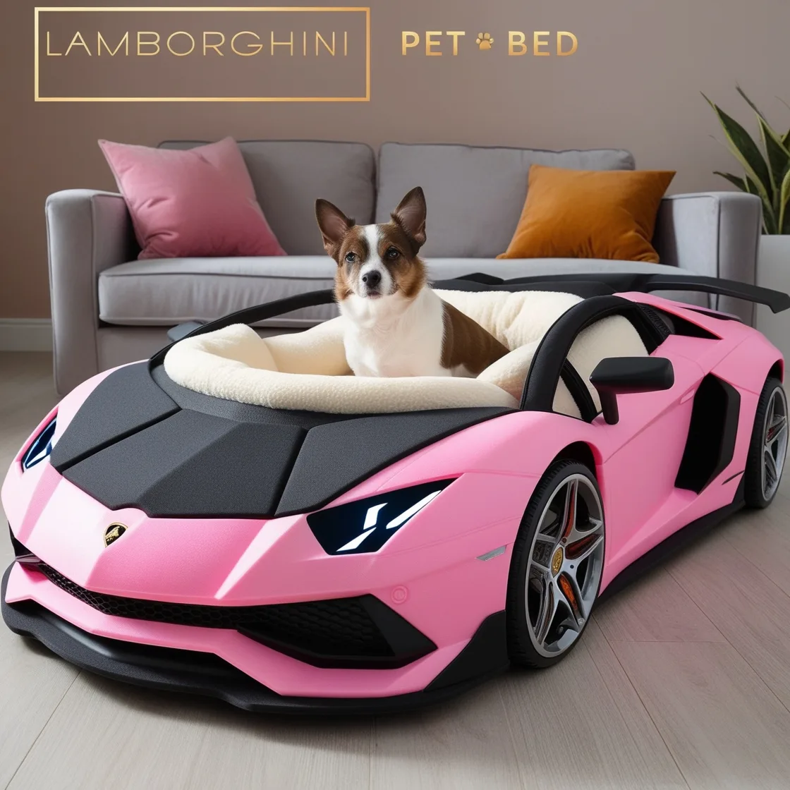 Luxury Meets Comfort: The Lamborghini-Inspired Pet Bed for Your Furry Friend