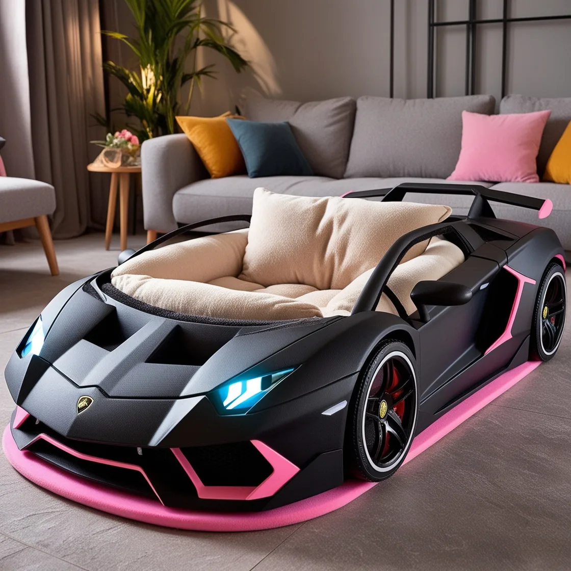 Luxury Meets Comfort: The Lamborghini-Inspired Pet Bed for Your Furry Friend