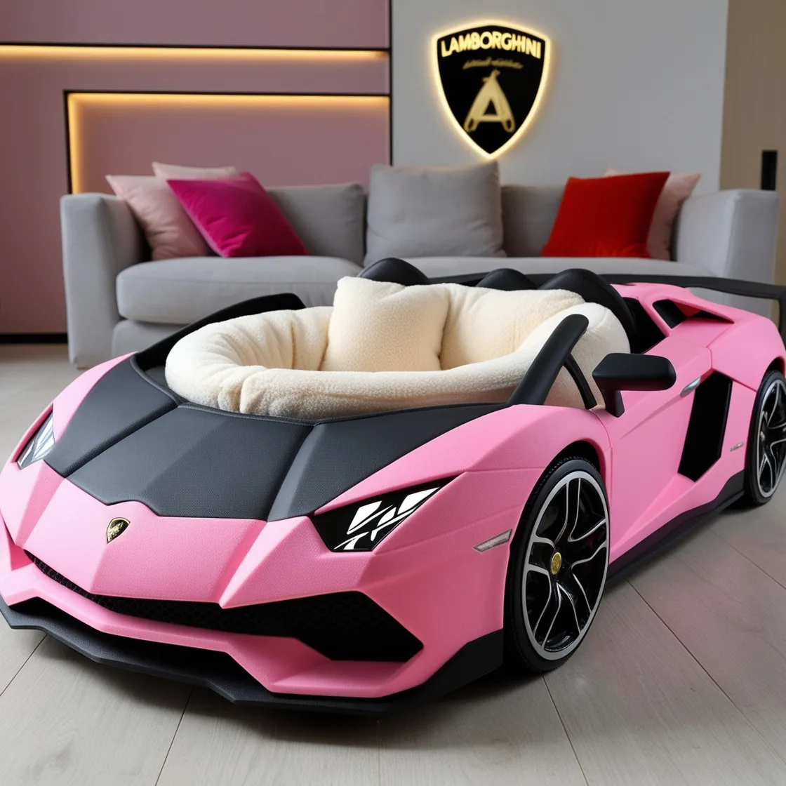 Luxury Meets Comfort: The Lamborghini-Inspired Pet Bed for Your Furry Friend