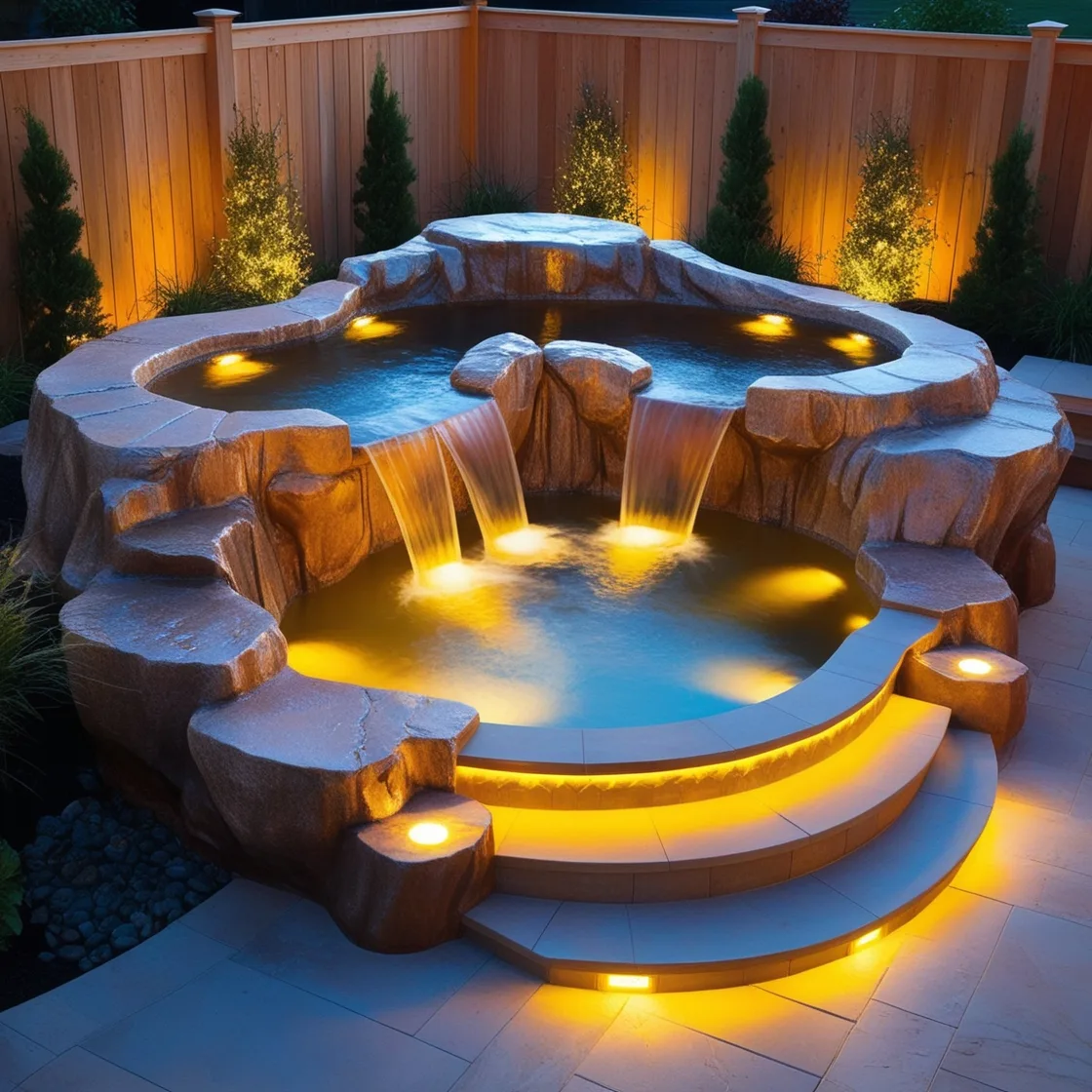 Unwind in Style with Nature-Inspired Hot Tubs