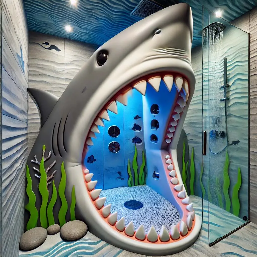 Sea Creature Shower Cubicles: Dive into a Unique Bathroom Experience