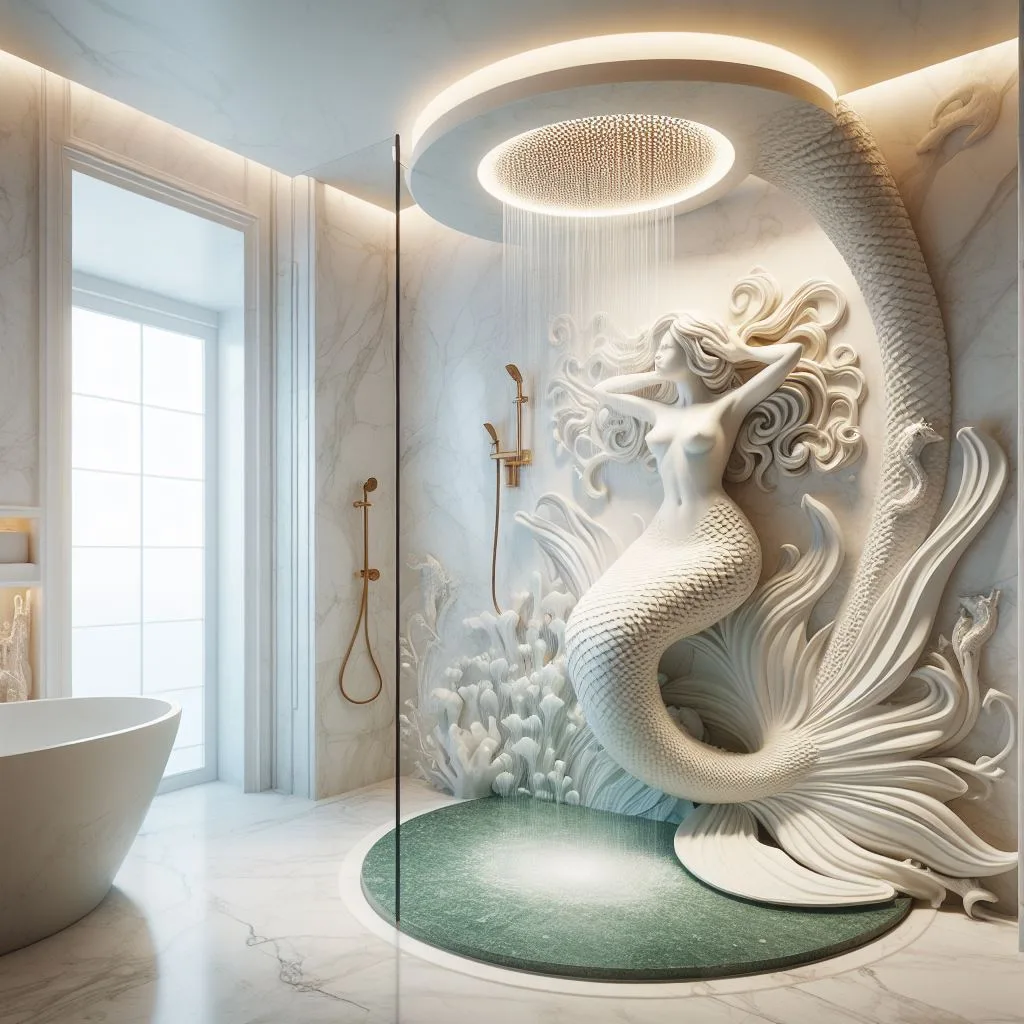 Sea Creature Shower Cubicles: Dive into a Unique Bathroom Experience