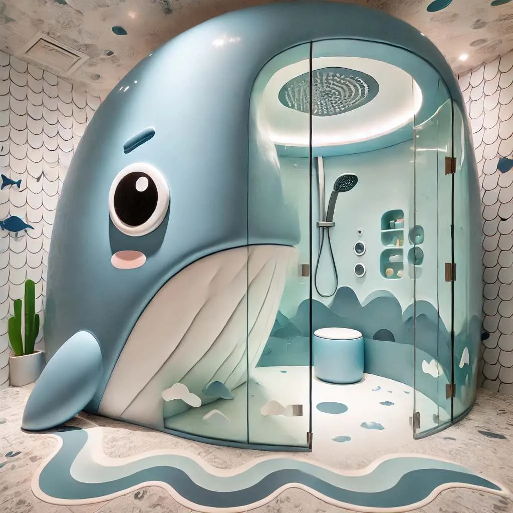 Sea Creature Shower Cubicles: Dive into a Unique Bathroom Experience