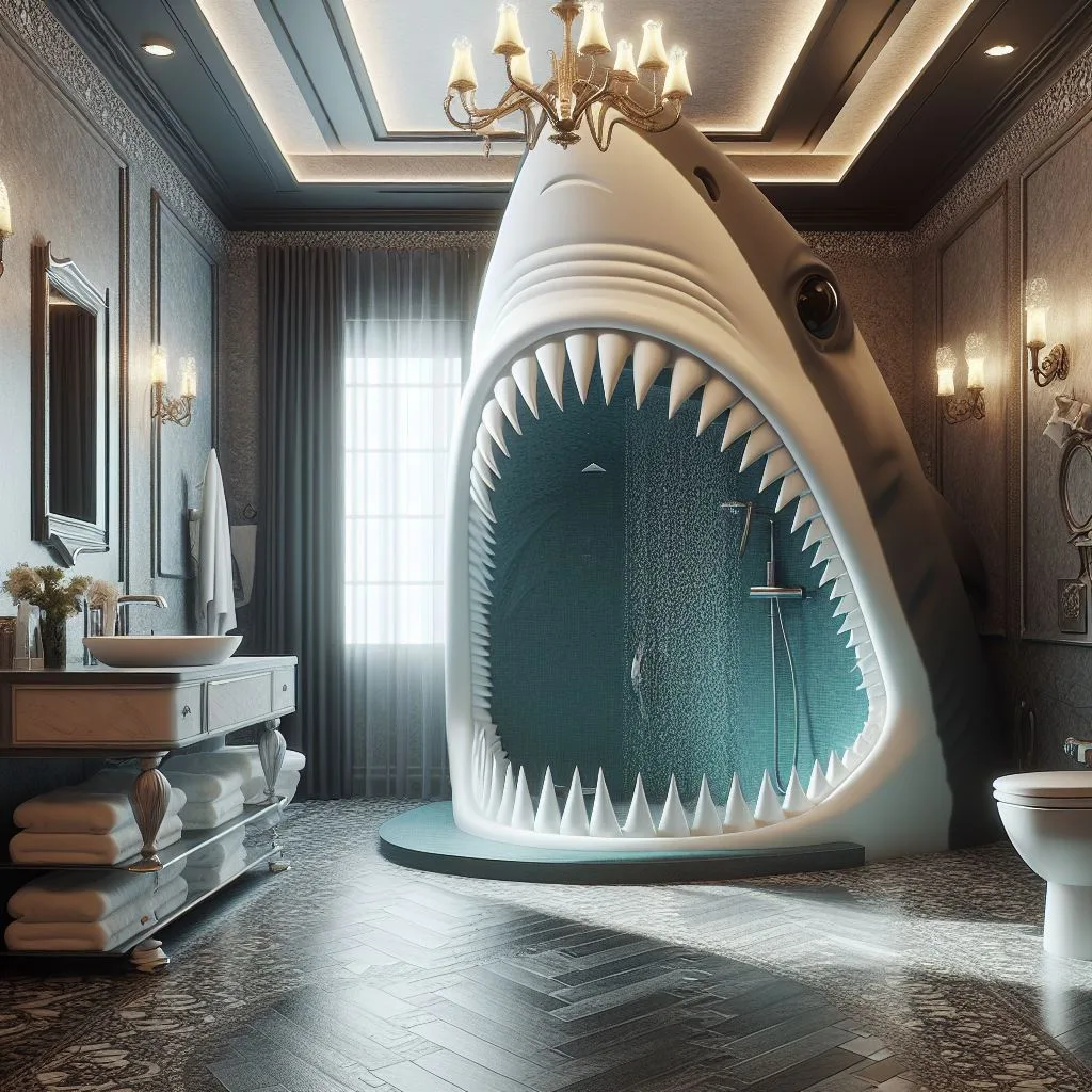 Sea Creature Shower Cubicles: Dive into a Unique Bathroom Experience