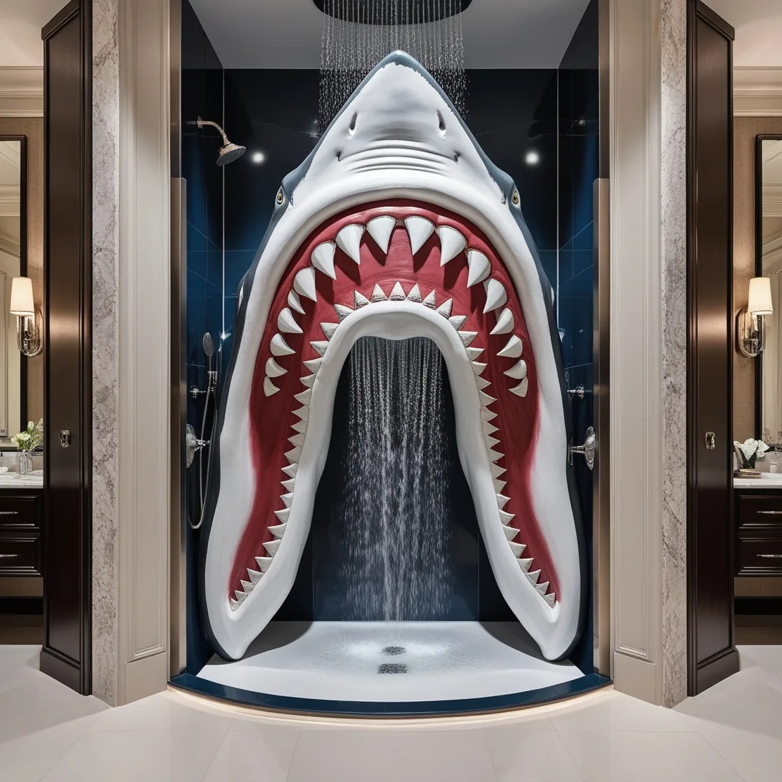 Shark Shower: A Bold Statement in Luxury Bathroom Design