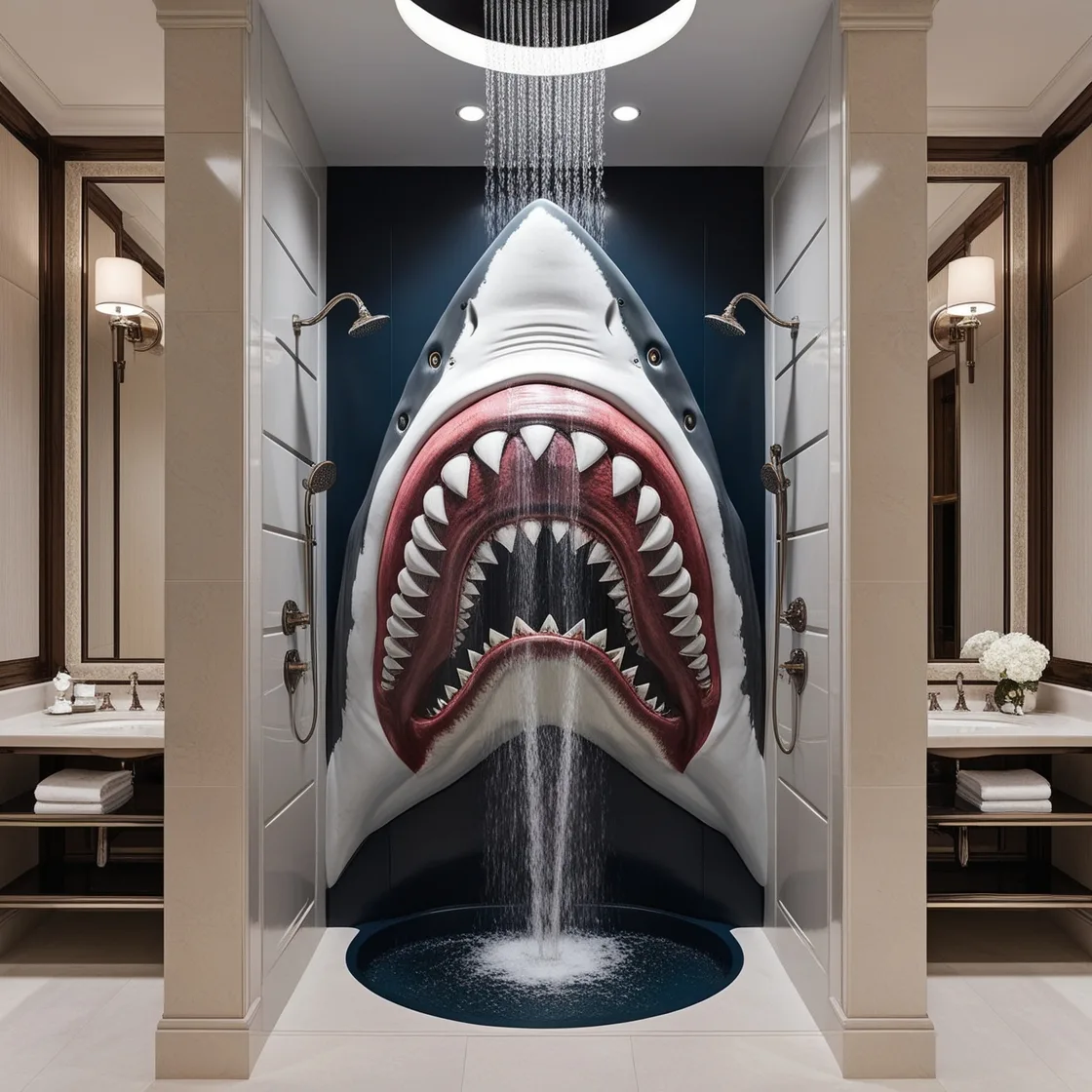 Shark Shower: A Bold Statement in Luxury Bathroom Design