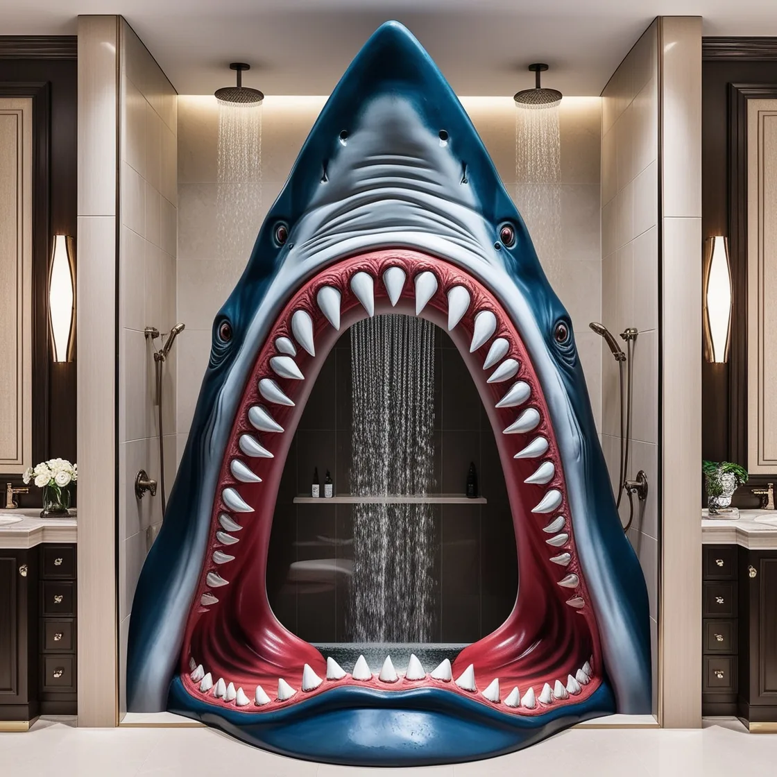 Shark Shower: A Bold Statement in Luxury Bathroom Design