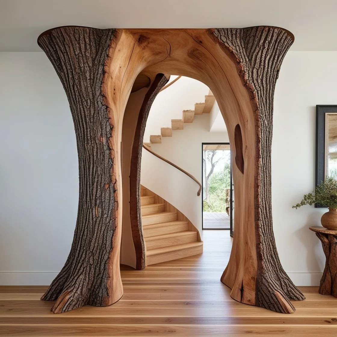 Transform Your Space with Enchanting Tree Shaped Doorways