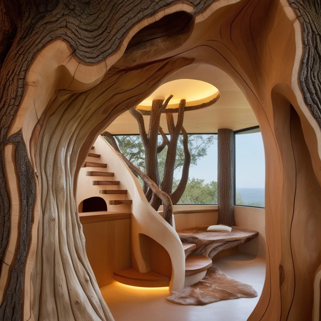 Transform Your Space with Enchanting Tree Shaped Doorways