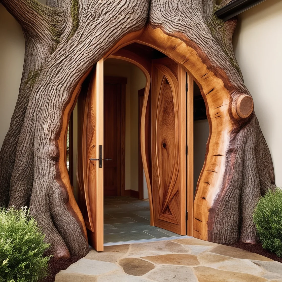 Transform Your Space with Enchanting Tree Shaped Doorways